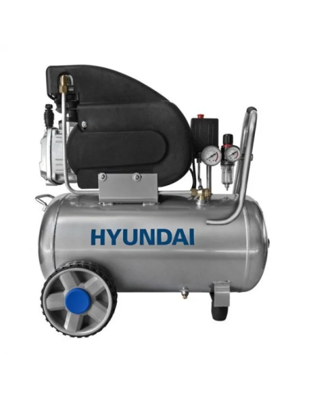 Hyundai 65650 Compressore lubrificato, pressione 8bar, serbatoio 24L