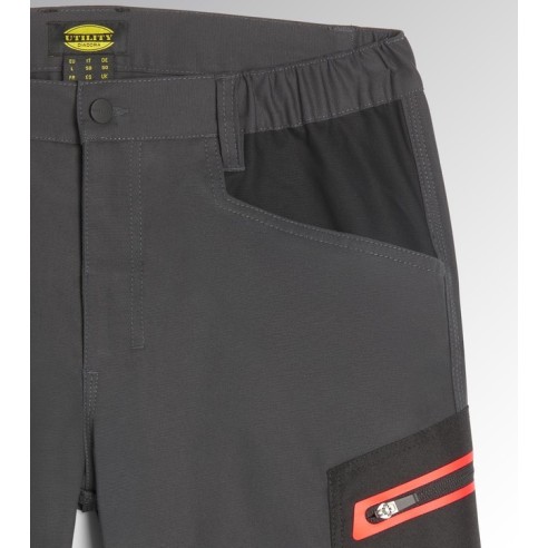 Pantalone lungo Stretch 2.0 Diadora Utility (nero)