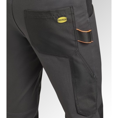 Pantalone lungo Stretch 2.0 Diadora Utility (nero)