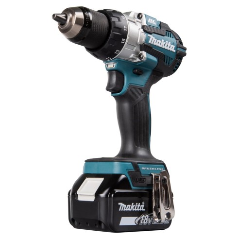 Makita DHP489Z Trapano avvitatore con percussione 18V, 110Nm - Senza batterie, senza valigetta