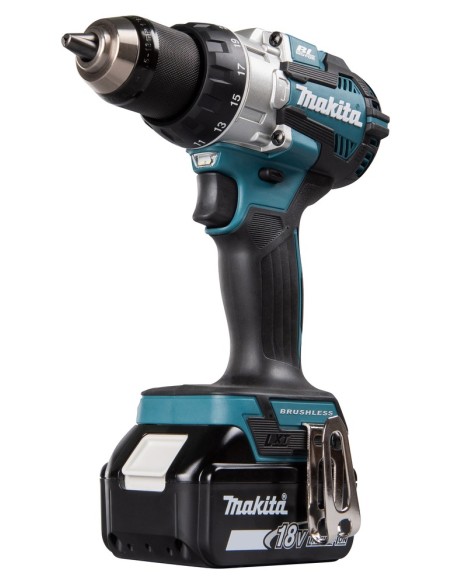 Makita DHP489Z Trapano avvitatore con percussione 18V, 110Nm - Senza batterie, senza valigetta
