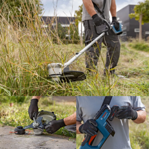 Bosch GFR 18V-23 Decespugliatore, diametro taglio 33cm + 1 batteria ProCORE (18V 5.5Ah) + caricabatterie GAL 12V/18V-80 2
