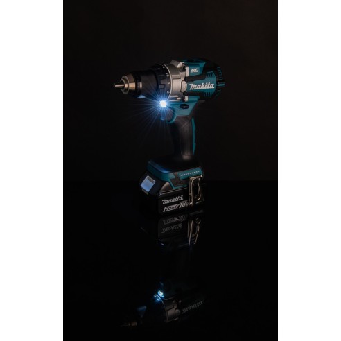 Makita DHP489Z Trapano avvitatore con percussione 18V, 110Nm - Senza batterie, senza valigetta