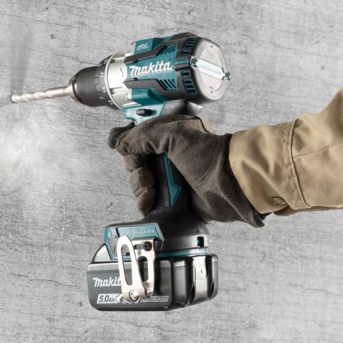 Makita DHP489Z Trapano avvitatore con percussione 18V, 110Nm - Senza batterie, senza valigetta
