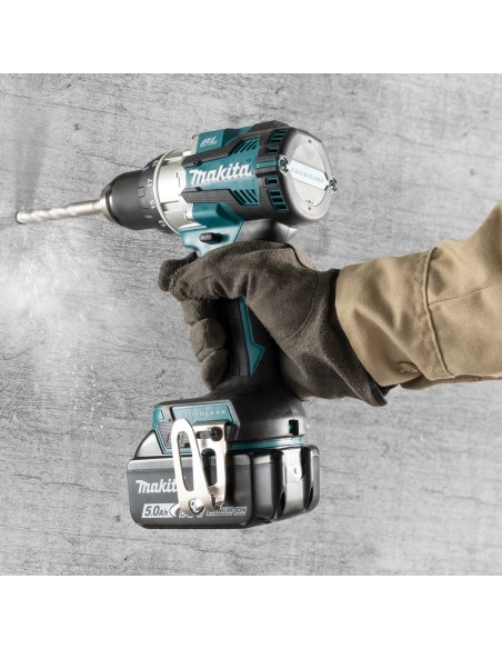 Makita DHP489Z Trapano avvitatore con percussione 18V, 110Nm - Senza batterie, senza valigetta