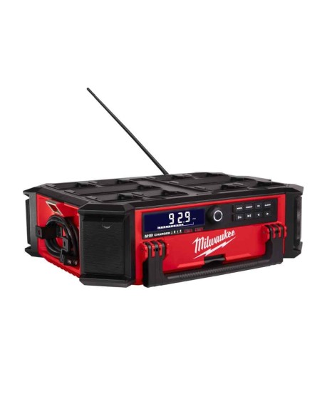 Milwaukee M18 PRCDAB+-0 Radio DAB+ e Caricabatterie M18™ PACKOUT™ Batteria/Corrente 4933472112