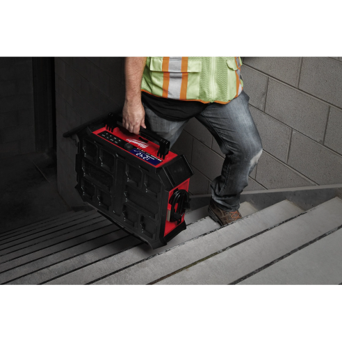 Milwaukee M18 PRCDAB+-0 Radio DAB+ e Caricabatterie M18™ PACKOUT™ Batteria/Corrente 4933472112