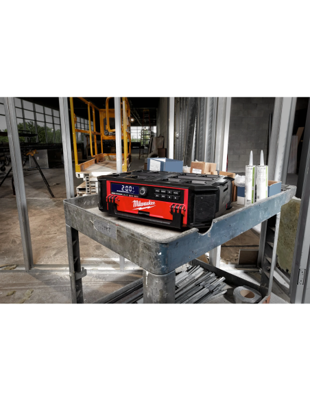 Milwaukee M18 PRCDAB+-0 Radio DAB+ e Caricabatterie M18™ PACKOUT™ Batteria/Corrente 4933472112
