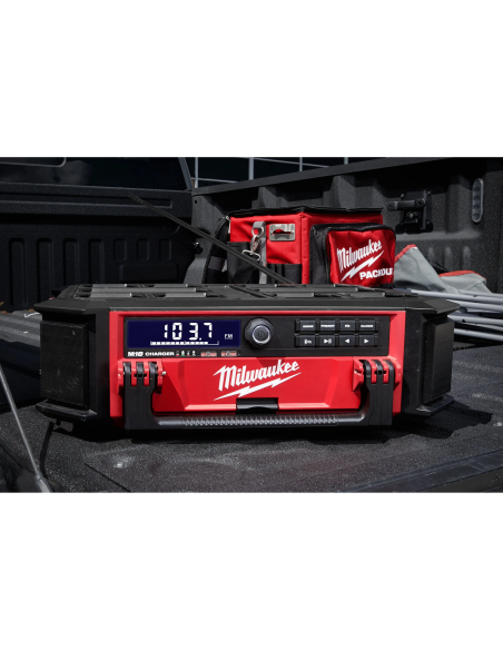 Milwaukee M18 PRCDAB+-0 Radio DAB+ e Caricabatterie M18™ PACKOUT™ Batteria/Corrente 4933472112