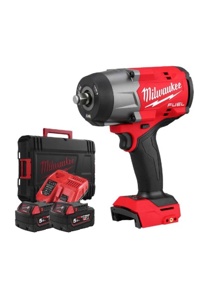 Milwaukee M18 FHIW2F12-502X Avvitatore ad impulsi alta coppia ½ M18 FUEL™ - Con 2 batterie 4933492783