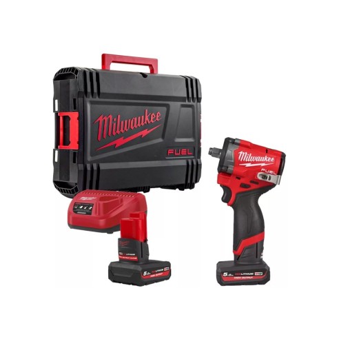 Milwaukee M12 FCIWF38G3-502X Avvitatore ad impulsi compatto M12 FUEL™ 3/8 F - Con 2 batterie 4933493452
