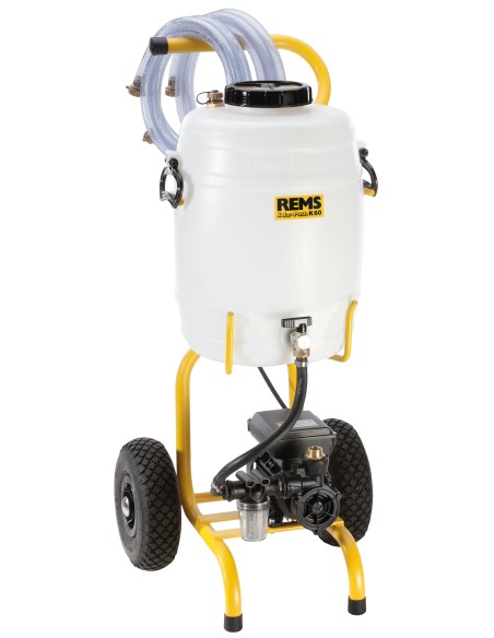 Rems 115312 R220 Unità elettrica di riempimento e lavaggio 230V - 50Hz, portata max. 36l/min, cap. serbatoio 30l