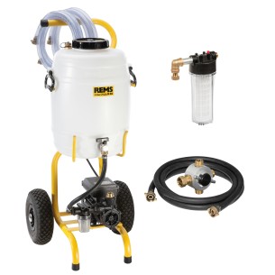 Rems 115312 R220 Unità elettrica di riempimento e lavaggio 230V - 50Hz, portata max. 36l/min, cap. serbatoio 30l