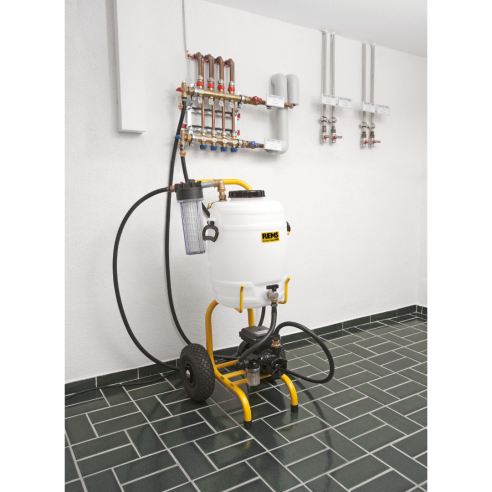 Rems 115312 R220 Unità elettrica di riempimento e lavaggio 230V - 50Hz, portata max. 36l/min, cap. serbatoio 30l
