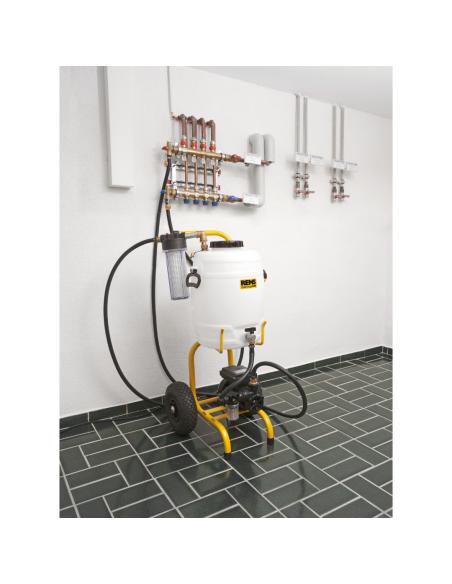 Rems 115312 R220 Unità elettrica di riempimento e lavaggio 230V - 50Hz, portata max. 36l/min, cap. serbatoio 30l