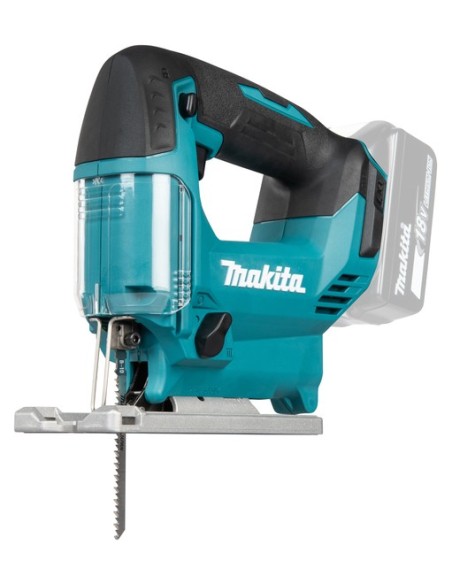 Makita DJV186Z Seghetto alternativo 18V, BL Motor, corsa lama: 18mm - Senza batterie, senza valigetta