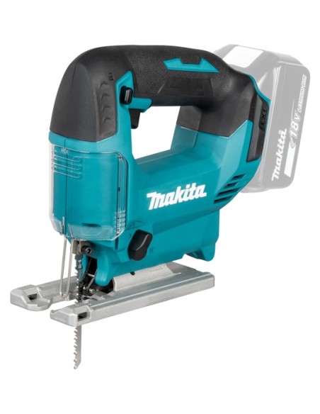 Makita DJV186Z Seghetto alternativo 18V, BL Motor, corsa lama: 18mm - Senza batterie, senza valigetta