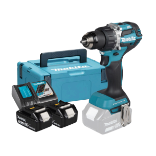 Makita DDF484RTJ Trapano avvitatore Brushless 18V - Con 2 batterie 18V 5.0Ah e caricabatterie