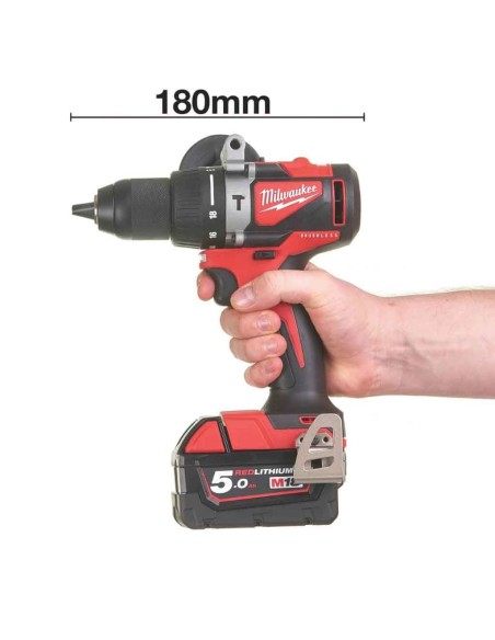 Milwaukee M18 BLPD2-0X Trapano avvitatore con percussione 18V - Fuel, 82Nm - Senza batteria 4933464516