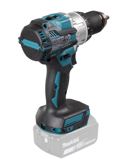 Makita DHP489ZJ Trapano avvitatore con percussione 18V, 110Nm - Senza batteria