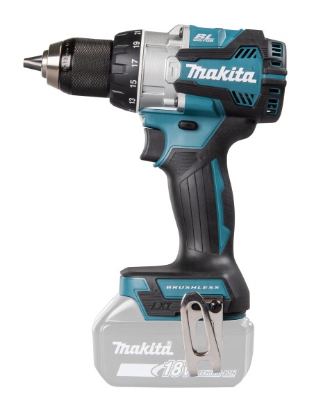 Makita DHP489ZJ Trapano avvitatore con percussione 18V, 110Nm - Senza batteria