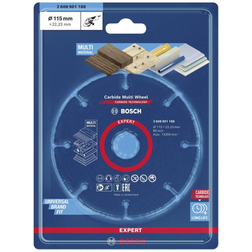 Disco da taglio universale 115mm (x legno) Bosch