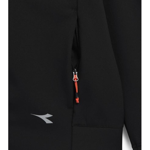 Giacca softshell hybrid nero-grigio Diadora Utility
