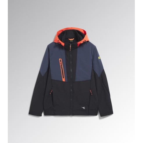 Giacca softshell hybrid nero-blu Diadora Utility