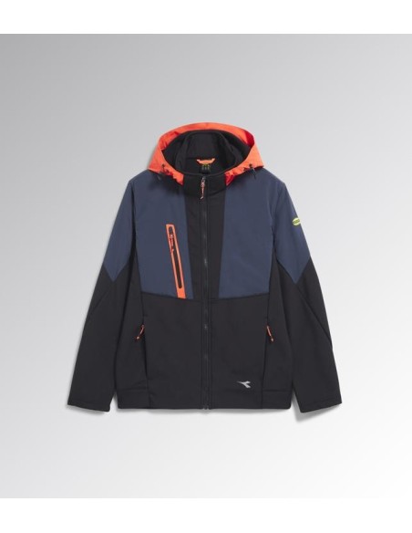 Giacca softshell hybrid nero-blu Diadora Utility