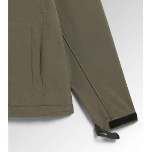 Giacca softshell sail verde militare Diadora Utility