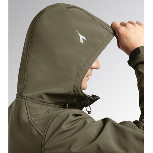Giacca softshell sail verde militare Diadora Utility