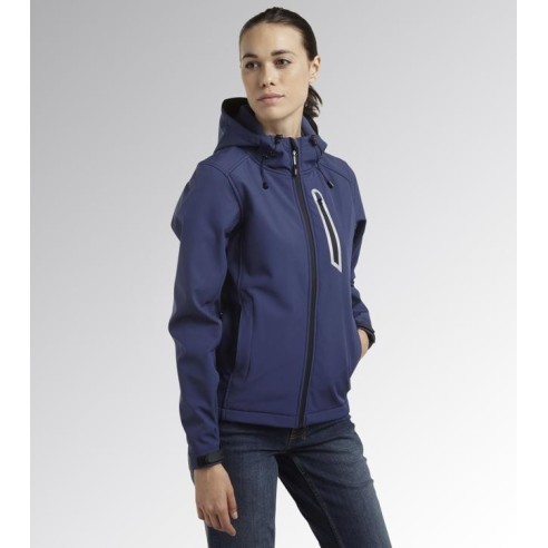 Giacca softshell sail blu Diadora Utility