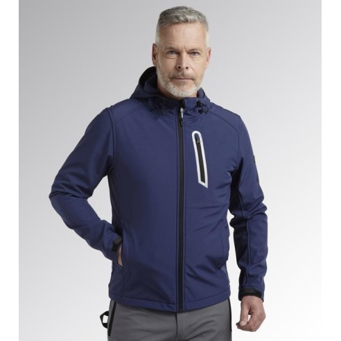 Giacca softshell sail blu Diadora Utility