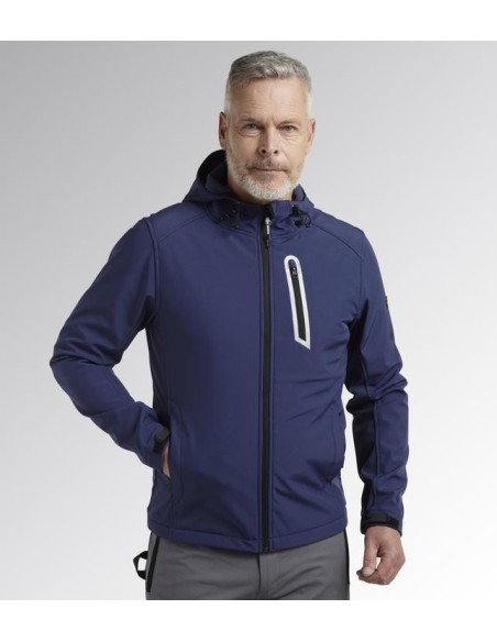 Giacca softshell sail blu Diadora Utility