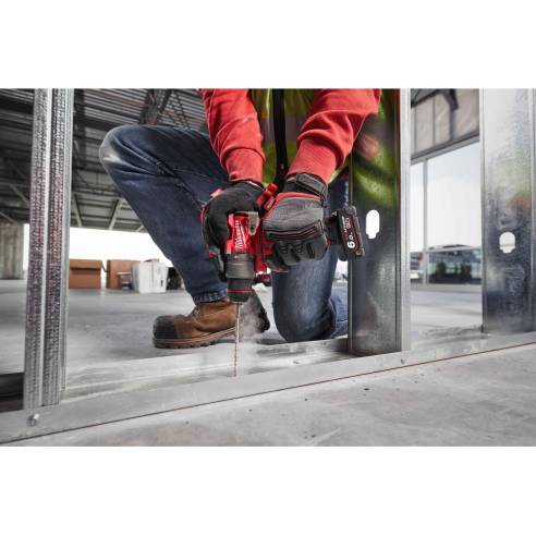 Milwaukee M12 FPD2-602X Trapano avvitatore compatto con percussione M12, 45Nm Fuel - Con 2 batterie M12B6 4933479870 (12V 6.0Ah)