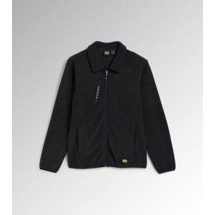 Pile full zip sweat fz Diadora Utility nero