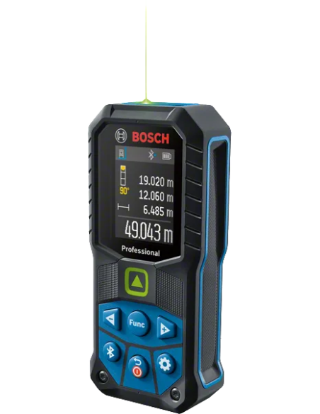 Bosch 0601072U01 Distanziometro laser GLM 50-27 CG raggio verde, 50m, Prot. IP 65