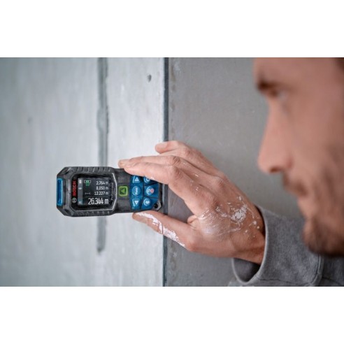 Bosch 0601072U01 Distanziometro laser GLM 50-27 CG raggio verde, 50m, Prot. IP 65
