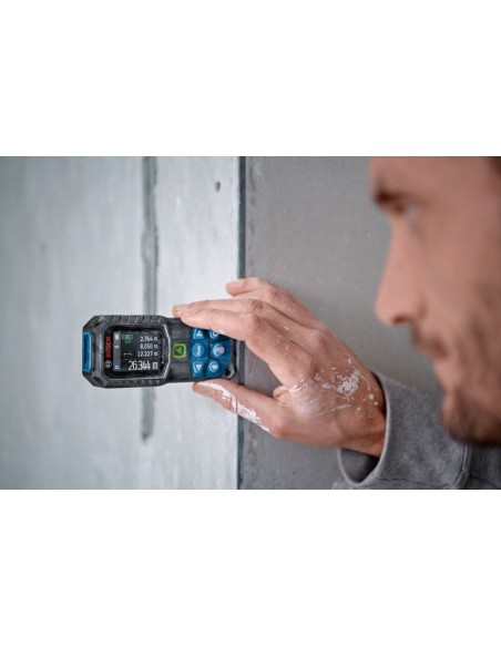 Bosch 0601072U01 Distanziometro laser GLM 50-27 CG raggio verde, 50m, Prot. IP 65