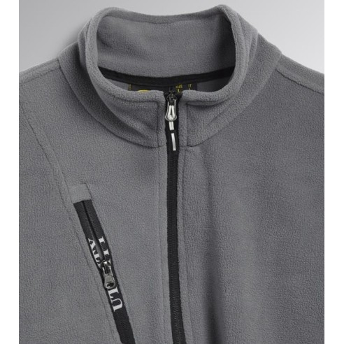 Micropile mid zip pocket litework Diadora Utility grigio