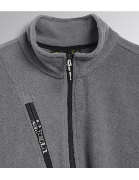 Micropile mid zip pocket litework Diadora Utility grigio