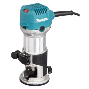 Makita RT0702C Fresatrice verticale 710W, pinza 6-8mm