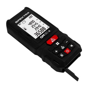 Misuratore laser QM 80 R Spektra, raggio rosso, portata 80m 2
