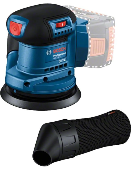 Bosch 06013A5020 Levigatrice eccentrica Gex 185-LI