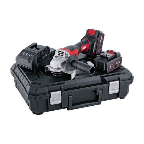 Smerigliatrice angolare L 125 18.0-EC LD/5.0 SET FLEX 18V - 10.000g/min con 2 batterie (18V 5.0Ah) + caricabatterie