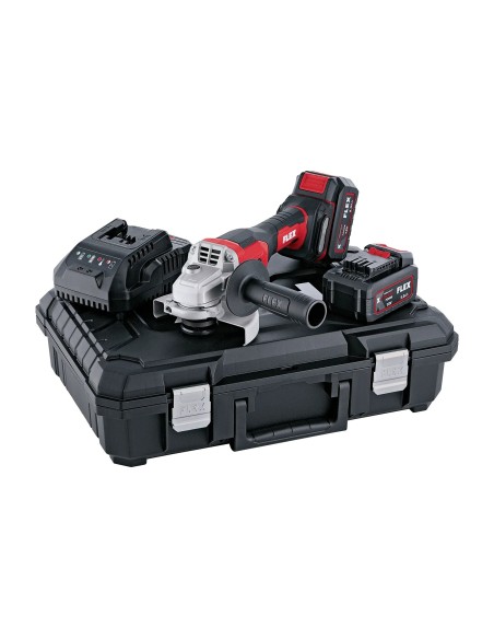 Smerigliatrice angolare L 125 18.0-EC LD/5.0 SET FLEX 18V - 10.000g/min con 2 batterie (18V 5.0Ah) + caricabatterie