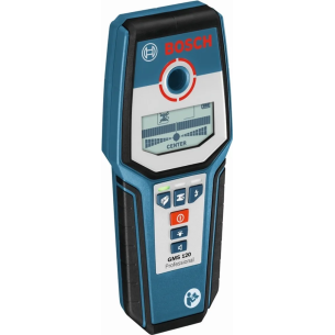 Bosch 0601081000 rilevatore gms 120 - prof. rilevam. max 120mm - oggetti: met. ferrosi (ferro) + met. non ferrosi (rame) + cavi 2