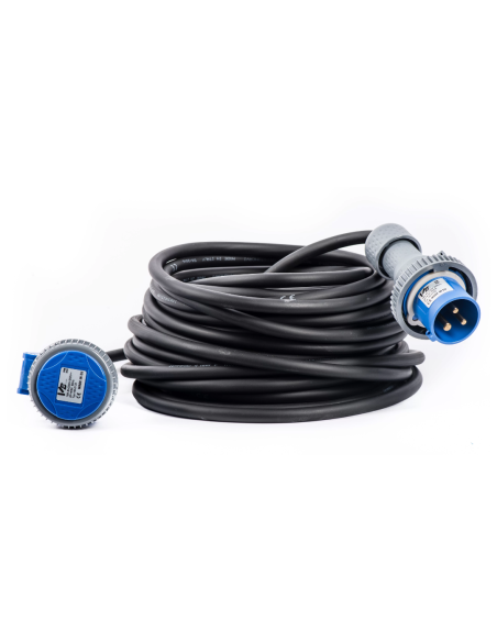 Prolunga industriale CEE 2P+T 16A, 230V IP67, 20m VB