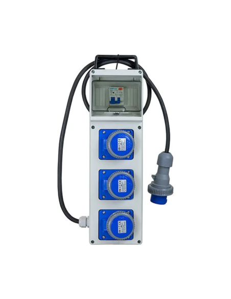 Quadro portatile termoplastico 3 prese IP67, 3kW VB