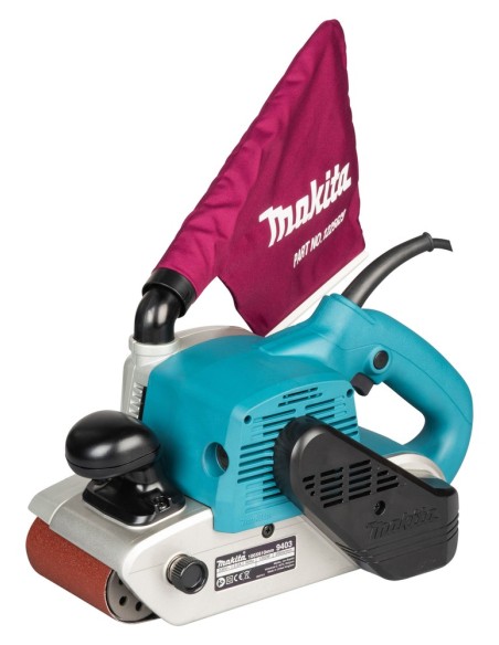 Makita 9403J Levigatrice a nastro 1.200W, vel. vuoto 500m/min, nastro: 100x610mm
